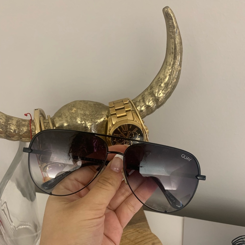 COPY - Quay High Key Black Sunglasses